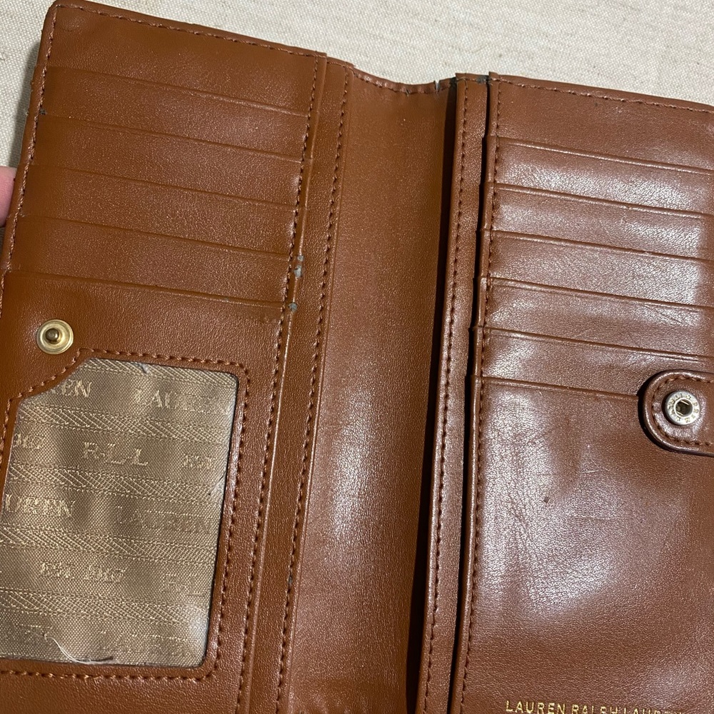 Ralph Lauren red wallet